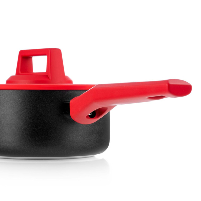 Ковш с крышкой Frontera, из штамп.алюминия, с 2сл. АП, d=16см h=7,5см, 1,5л