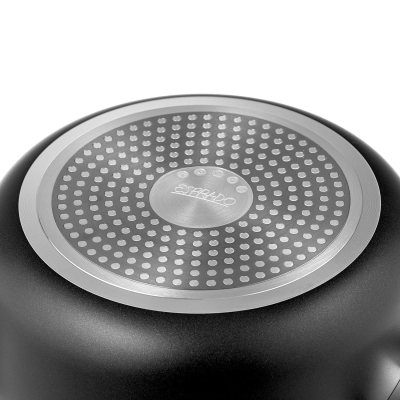 Ковш с крышкой Frontera, из штамп.алюминия, с 2сл. АП, d=16см h=7,5см, 1,5л