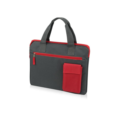 Конференц-сумка для документов'Session',серый/красный,34х2х29,5см,1919303