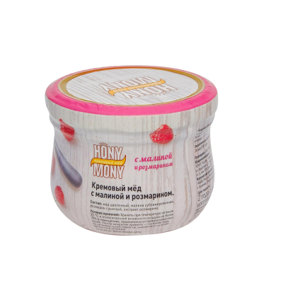 Мед Кремовый Hony Mony с малиной и розмарином 250гр арт.405003
