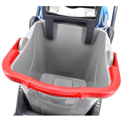 Тележка уборочная двухведерная CK750-Grey 2х25л каркас пластик серая