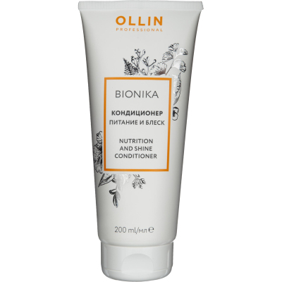Кондиционер для волос Питание и блеск OLLIN BIONIKA 200мл