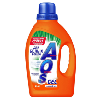 Гель для стирки AOS для белых вещей 1300гр