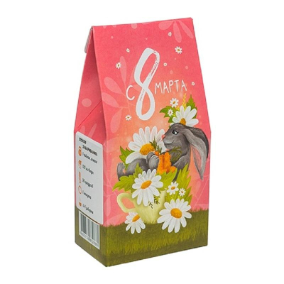 Мед и чай Подарочный набор из 2 продуктов С 8 марта