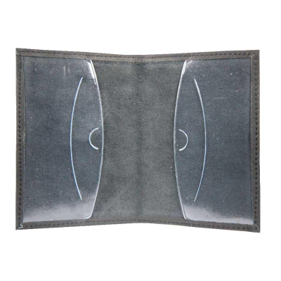 Обложка для паспорта натур.кожа,черный,тис.золотомНародная,1,2-058-211-0