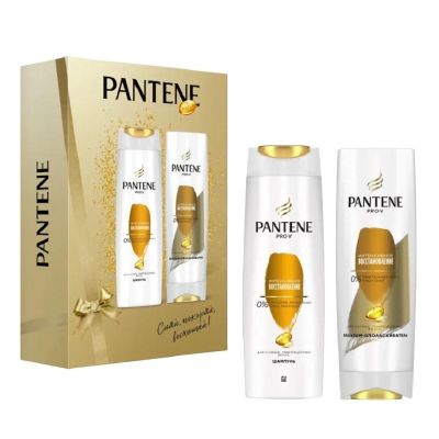 Подарочный набор PANTENE шампунь 400 мл, бальзам 360 мл