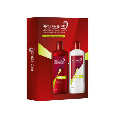 Подарочный набор PRO SERIES шампунь объем. 500 мл, бальзам 500 мл