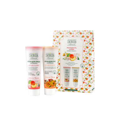 Подарочный набор SVOBODA МОЛОДОСТЬ КОЖИ крем д/лица 75мл, крем д/рук 75мл