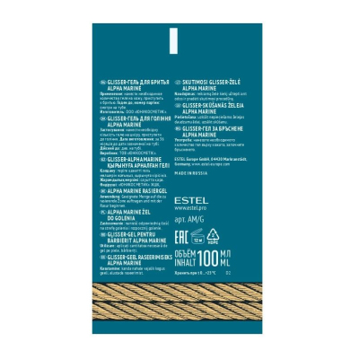 Гель для бритья Glisser ALPHA MARINE 100мл AM/G