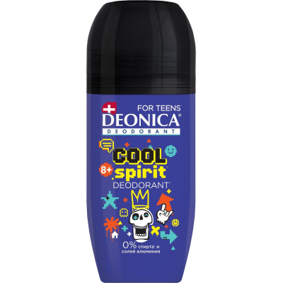 Дезодорант DEONICA FOR TEENS Cool Spirit для мальчик. ролик 50 мл