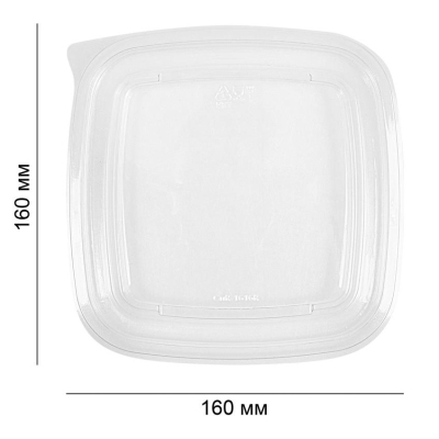 Крышка ПП к контейнеру К-1616. 450шт/уп