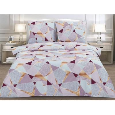 Постельное белье Евро бязь 120г/м2 (нав.70х70-2шт) Аксиома