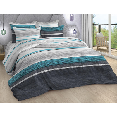 Постельное белье Евро бязь 120г/м2 (нав.70х70-2шт) Байкал