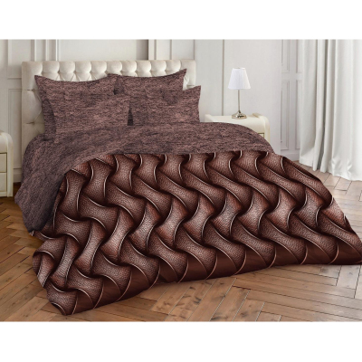 Постельное белье 2сп, поплин 110г/м2, (нав.50х70-2шт) Брутал