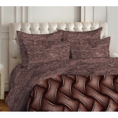 Постельное белье 2сп, поплин 110г/м2, (нав.50х70-2шт) Брутал