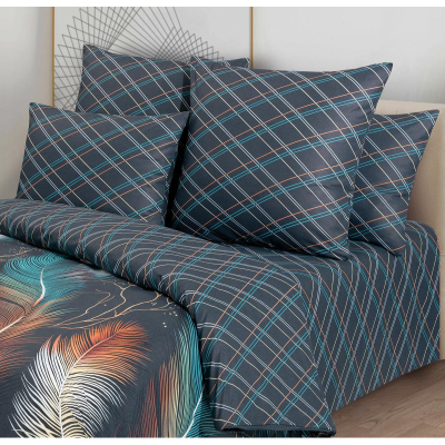 Постельное белье 2сп, поплин 110г/м2, (нав.70х70-2шт) Калипсо