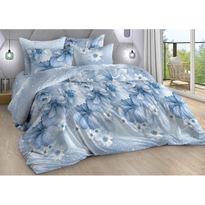 Постельное белье 1,5сп бязь 120г/м2 (нав.50х70-2шт) Космея