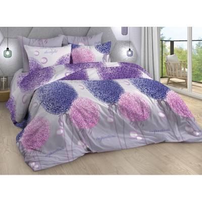 Постельное белье Евро бязь 120г/м2 (нав.70х70-2шт) Николь