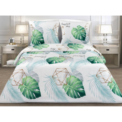 Постельное белье Евро бязь 120г/м2 (нав.70х70-2шт) Ямайка