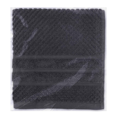 Полотенце Валдорф махровое 70х130см, 420г/м2, сер 139388