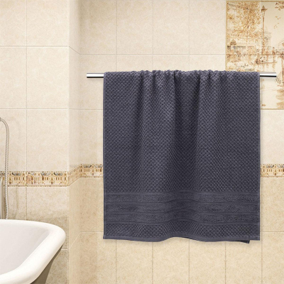 Полотенце Валдорф махровое 70х130см, 420г/м2, сер 139388