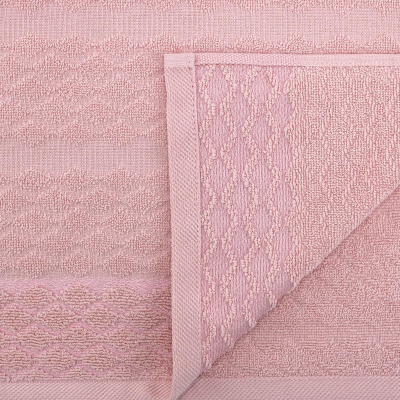 Полотенце Лозанга махровое 50х80см,450г/м2 роз 138197