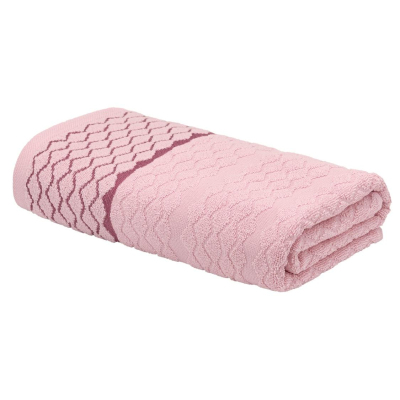 Полотенце Лозанга махровое 70х130см,450г/м2, роз 138194