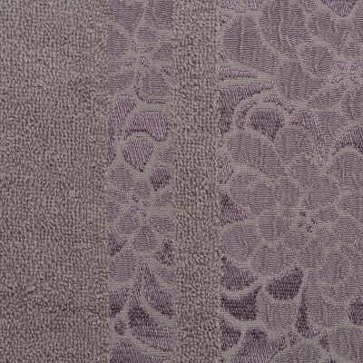 Полотенце махровое Solo Пион 70x135 серый, 420 г/м2