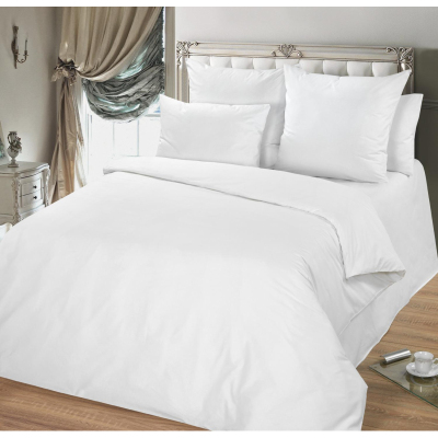 Пододеяльник Евро 200х215, поплин отбеленный, 10 шт/уп