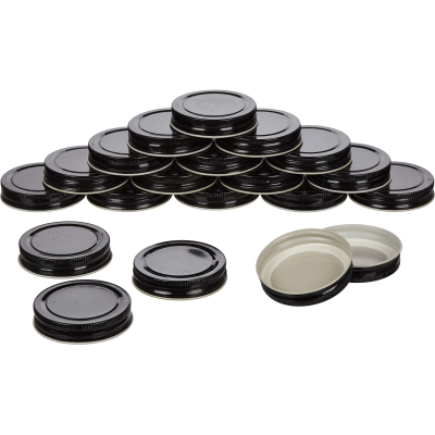 Крышка б/отверстия, черные 20шт/упак