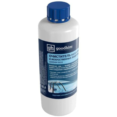 Профхим бассейн ср-во д/очист бассейн/искус.вод б/хлор Goodhim/550B, 1л