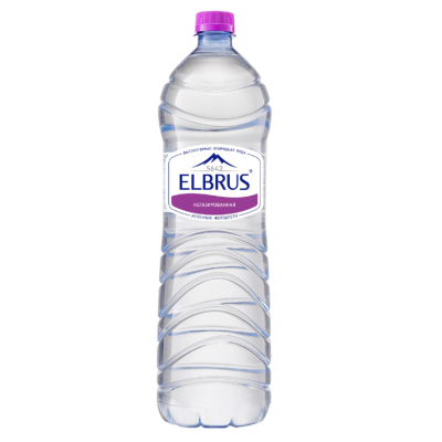 Вода минеральная Эльбрус природная столовая питьевая негаз 1,5л 6шт/уп