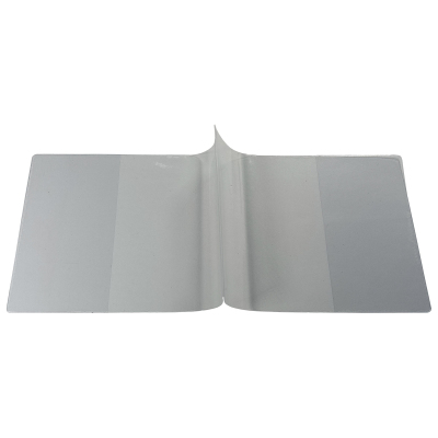 Обложка для зачетной книжки ПВХ, прозрачная (100 мкм) 10 шт/уп, 4,06