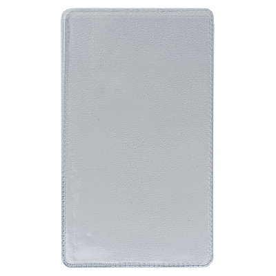 Обложка д/проезд. билета, ПВХ, прозрач, двухстор(0,28 ап/0,10мм) 10шт/уп, 3,12