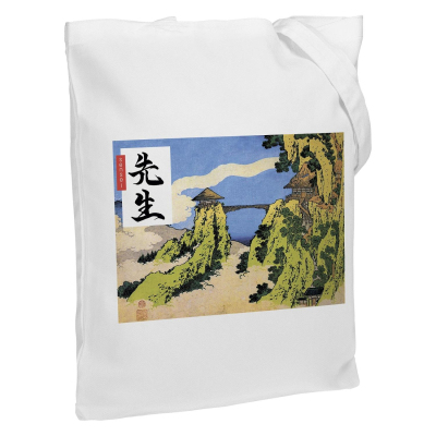 Сумка для покупок холщовая "Сэнсэй", молочно-белая, 70841.61