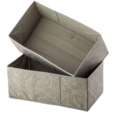 Короб для хранения одежды GENTLE 20х37х15 б/крыш, склад, наб. 2шт, HHSS-4011-01