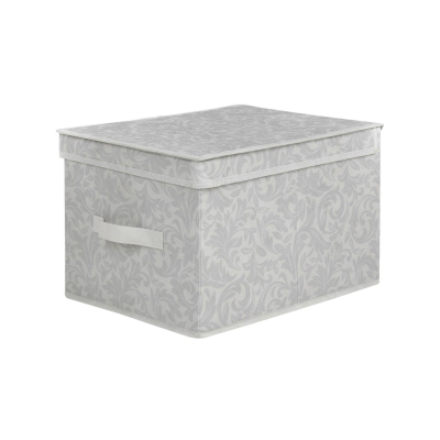 Короб для хранения одежды GENTLE 30х40х25 с крышк, складн, полип, HHSS-4020-01