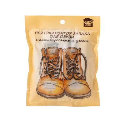 Средство нейтрализатор запаха д/обуви с активиров углем, уп/2шт, ATCR-2501-01