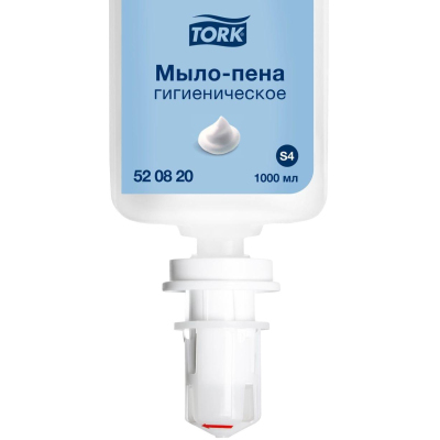 Картридж с жидким мылом Tork S4 Ультра-мягкое пена без запаха 1л.520820