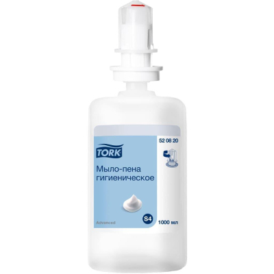 Картридж с жидким мылом Tork S4 Ультра-мягкое пена без запаха 1л.520820