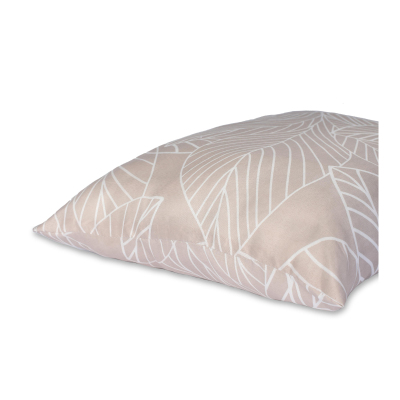 Подушка 50х70 стежка, на молнии (холлофайбер шарики/микрофибра), цветная