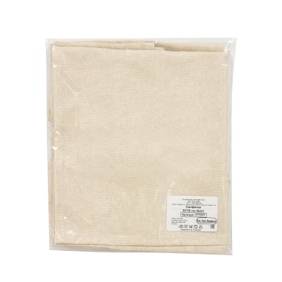 Салфетка 32х32см (к-т 6шт.), рогожка, 160г/м2, Рант бежевый