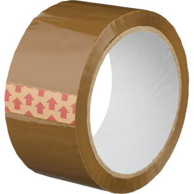 Клейкая лента упаковочная 48мм х 55м 43мкм коричневая 6 шт/уп