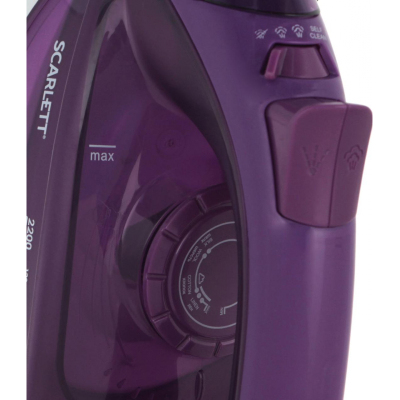 Утюг SCARLETT SC-SI30K51, керамика, 2200Вт, фиолетовый