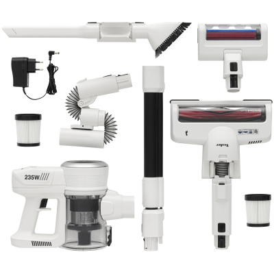 Пылесос TESLER Pure Storm 5000, с турбощеткой, вертикальный, беспроводной