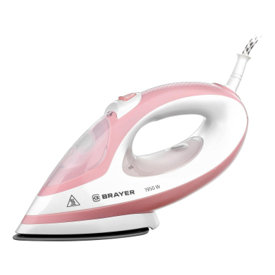 Утюг BRAYER BR4080, 1950, Вт. керамич, под.пар 25г/мин 250 мл, съем.щетка