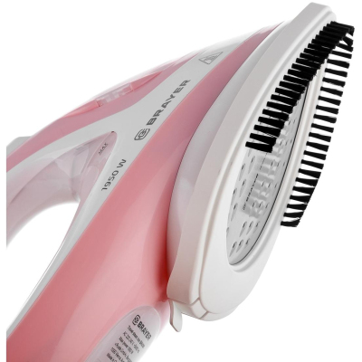 Утюг BRAYER BR4080, 1950, Вт. керамич, под.пар 25г/мин 250 мл, съем.щетка