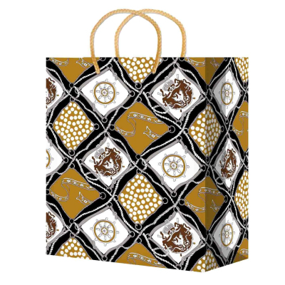 Пакет подарочный ламин. Почт.марки, 26х32,7х13,6см, 10шт/уп,асс., L-303/307