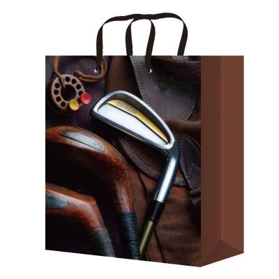 Пакет подарочный лам., мужской микс, 32,4х44,5х10см, 10шт/уп, XL-514/518