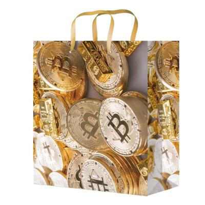 Пакет подарочный лам., мужской микс, 32,4х44,5х10см, 10шт/уп, XL-514/518